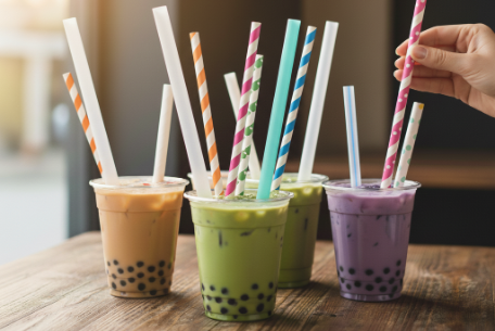 Boba Straw koko- ja materiaaliopas Bubble Tea Shopsille